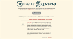 Desktop Screenshot of infinite-sketchpad.com